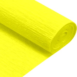 MIL28 PAPEL CREPE FLUO AMARILLO